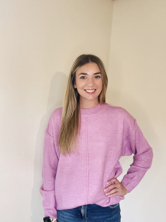 Zenana Oversized Sweater - Mauve