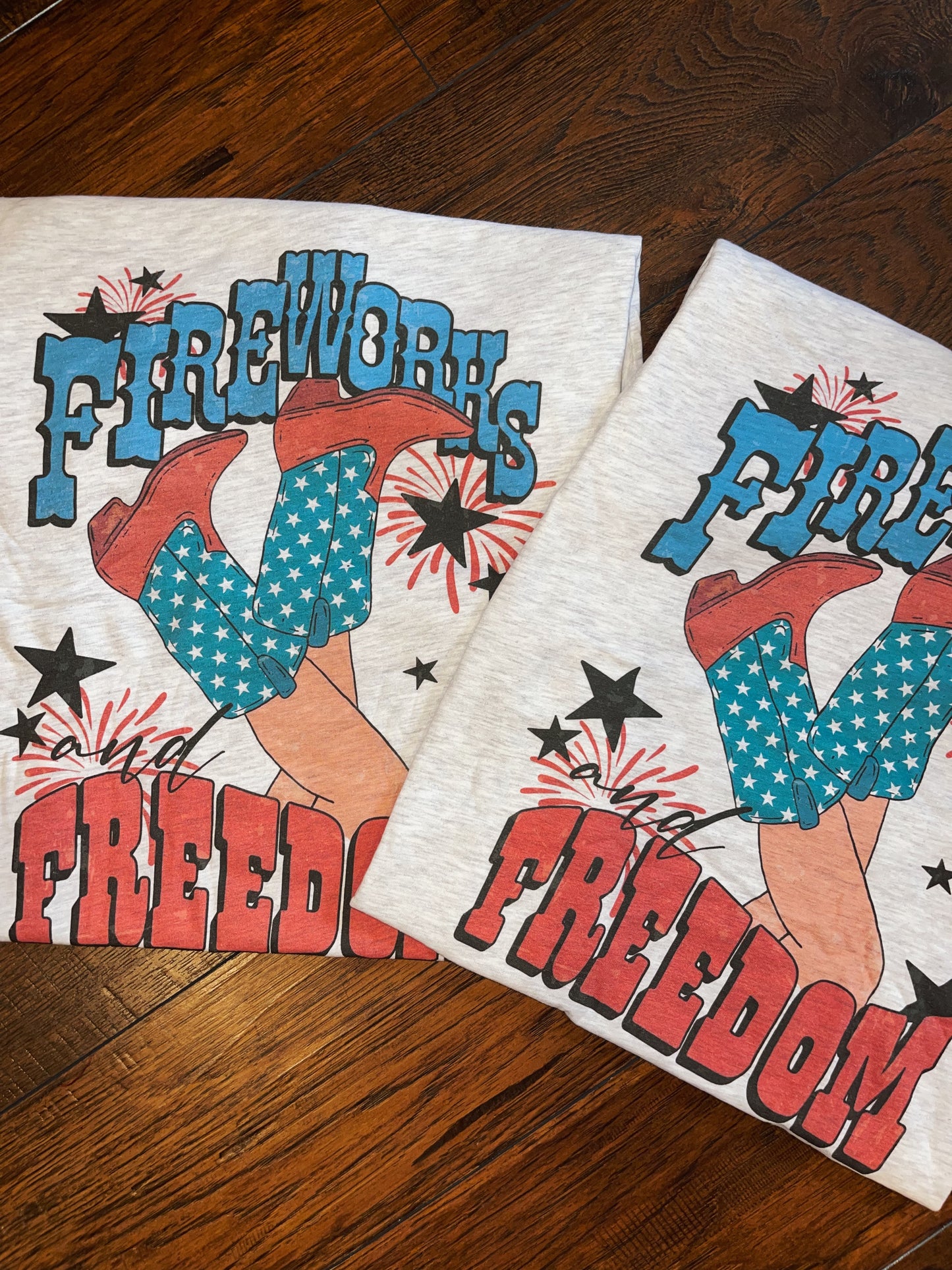 Fireworks and Freedom Graphic Tee