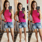 Zenana Ribbed Fitted Tanks