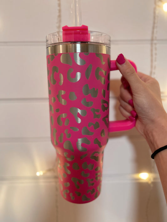 40oz tumbler - Pink