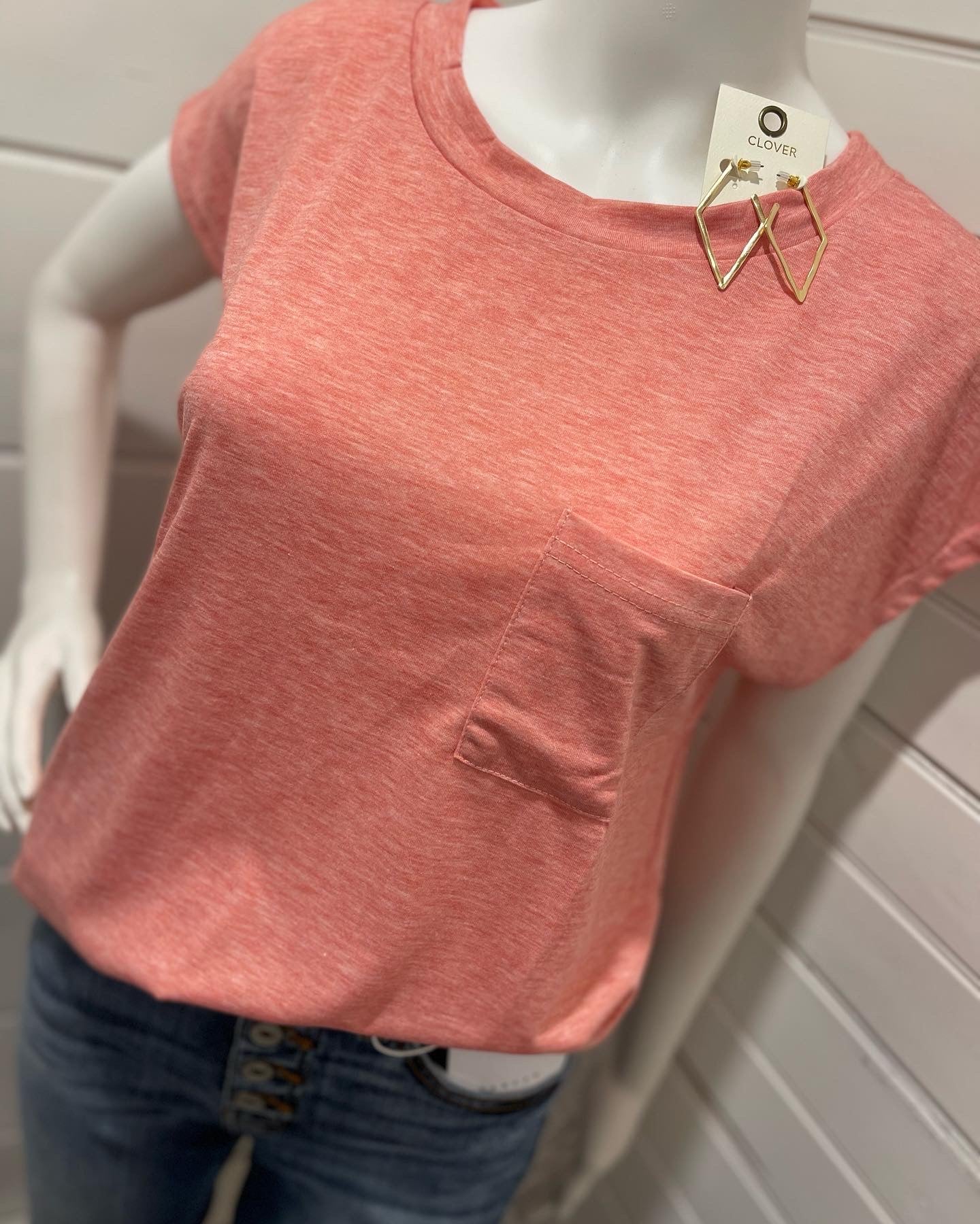 Pink casual top