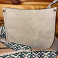 Off White Crossbody Purse With Guitar Strap