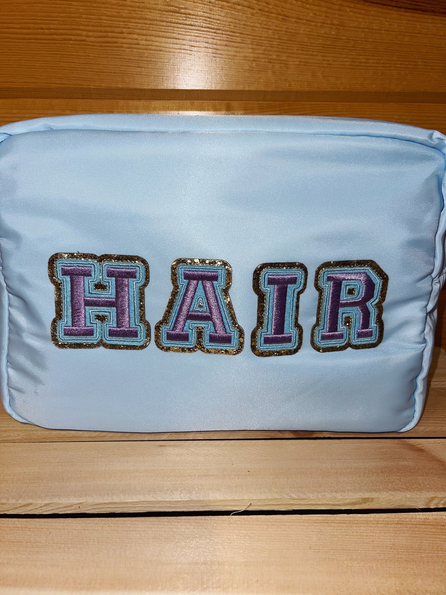 X-large Light Blue Hair Bag